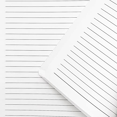 BGHEOUYV Notebook Journal, College Ruled Notebook Lined A5 160 Pages,Hard Cover Journals for Writing, Notebooks for Work Office School Women Men,5.7 inches x 8.4 inches(Black) - Image 3
