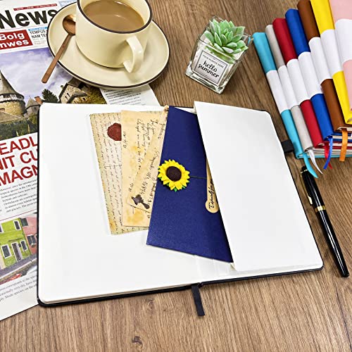 BGHEOUYV Notebook Journal, College Ruled Notebook Lined A5 160 Pages,Hard Cover Journals for Writing, Notebooks for Work Office School Women Men,5.7 inches x 8.4 inches(Black) - Image 5