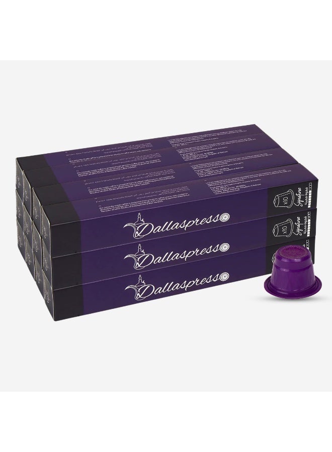 Dallaspresso Signature Saffron Coffee Capsules Pack of 12 – Nespresso Compatible, Finest Arabica Roasted Beans with Natural Saffron - Image 1