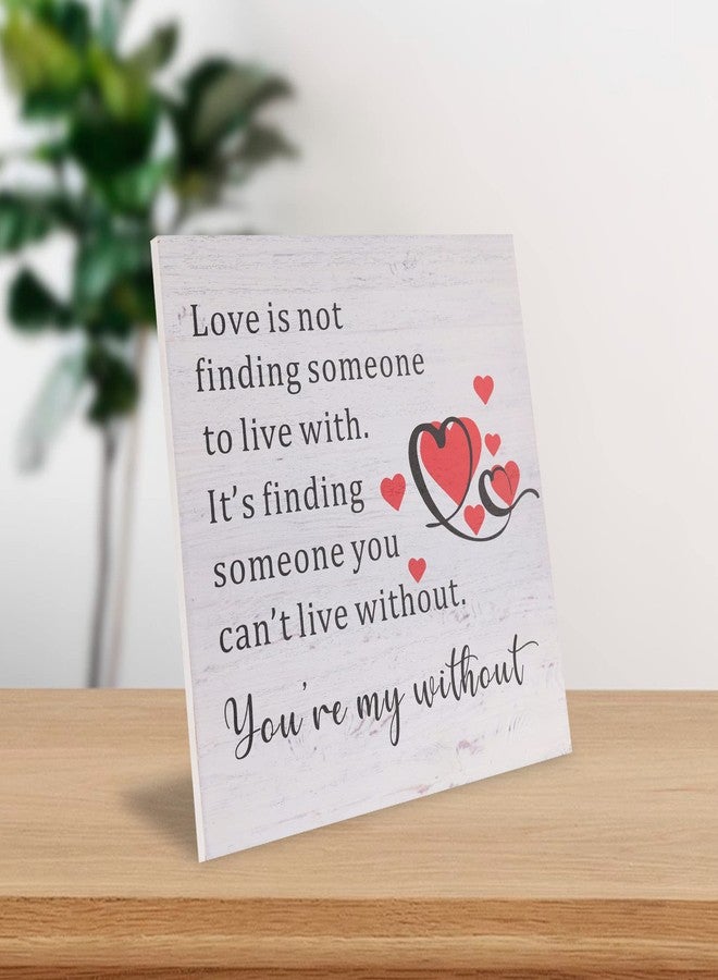 ZENNLAB Moblade You're My Without Rustic Wood Sign, Gifts for Husband, Wife - Image 5