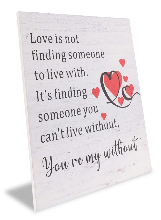ZENNLAB Moblade You're My Without Rustic Wood Sign, Gifts for Husband, Wife - Image 2