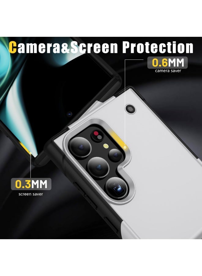 general for Samsung Galaxy S25 Ultra Phone Case with Built in Kickstand, Shockproof Drop Proof High-Grade Protective Hard Armor Cover 6.8 - Image 2