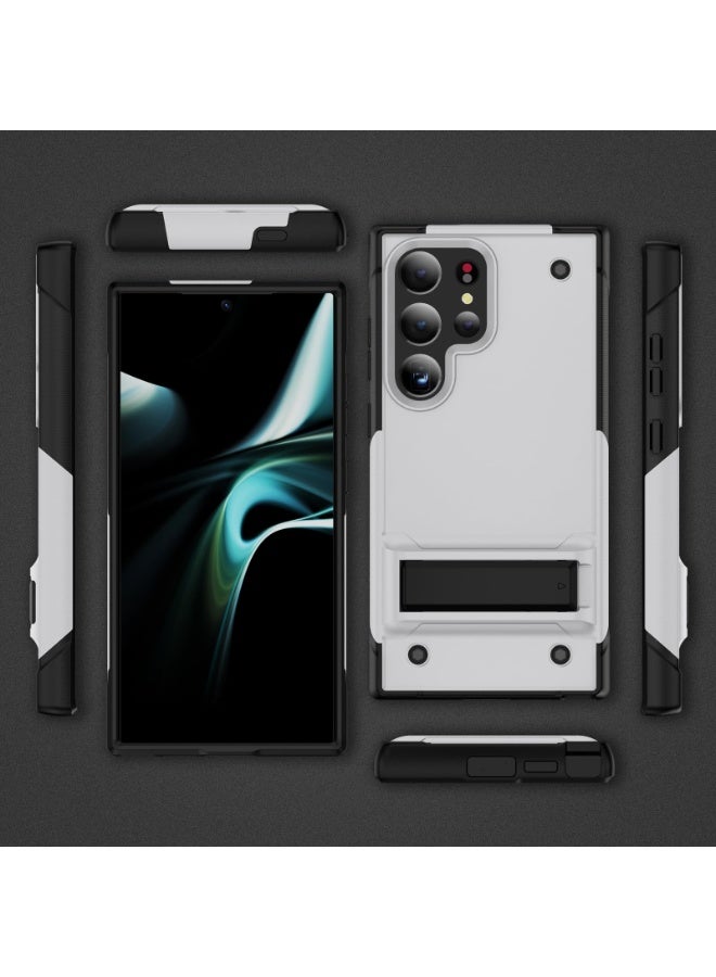 general for Samsung Galaxy S25 Ultra Phone Case with Built in Kickstand, Shockproof Drop Proof High-Grade Protective Hard Armor Cover 6.8 - Image 5