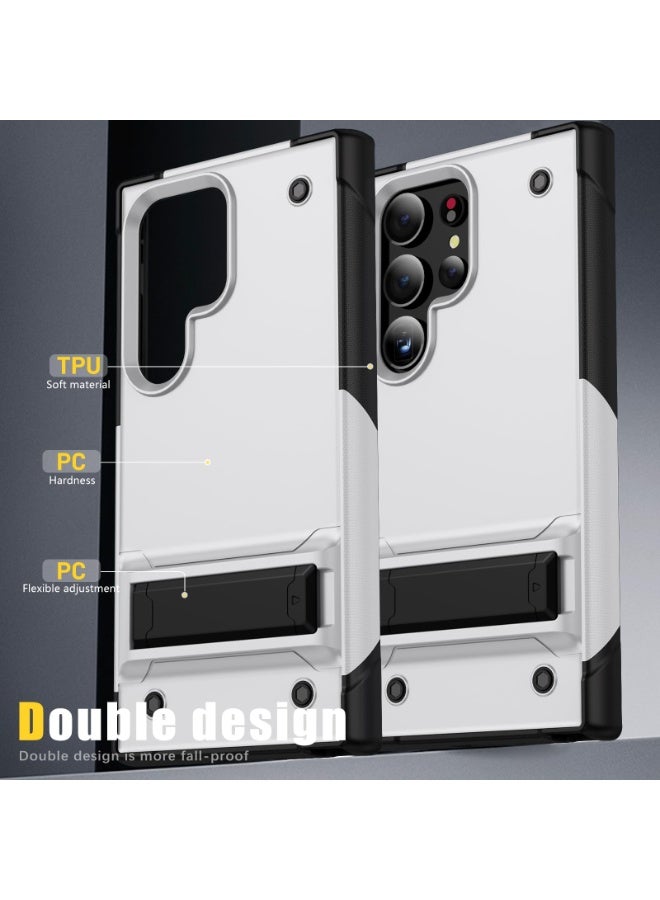 general for Samsung Galaxy S25 Ultra Phone Case with Built in Kickstand, Shockproof Drop Proof High-Grade Protective Hard Armor Cover 6.8 - Image 4