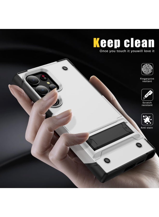 general for Samsung Galaxy S25 Ultra Phone Case with Built in Kickstand, Shockproof Drop Proof High-Grade Protective Hard Armor Cover 6.8 - Image 3