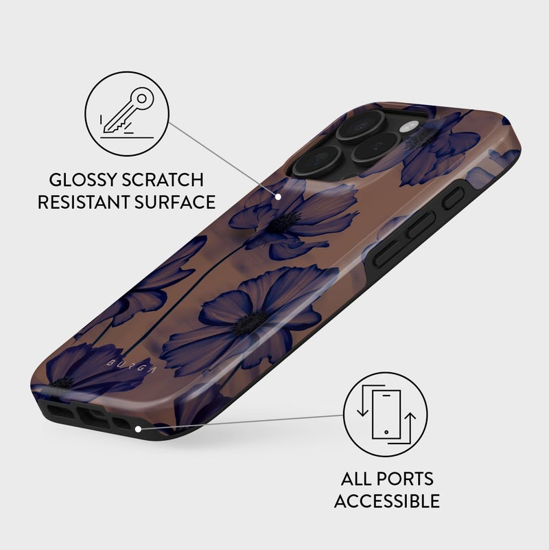 BURGA حافظة هاتف BURGA لجهاز iPhone 16 Pro - لطيفة، عصرية، جمالية، تصميم مميز، غطاء هاتف 16pro، حماية صلبة - تناسب حافظة Apple iPhone 16 Pro للنساء والرجال - Image 3