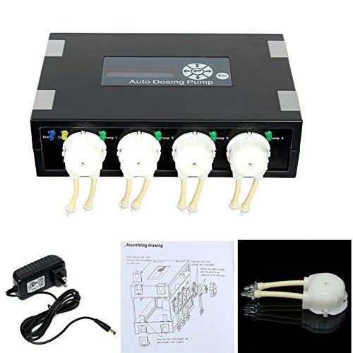 Jebao Programmable Auto Dosing Pump DP-4, Black - Image 3