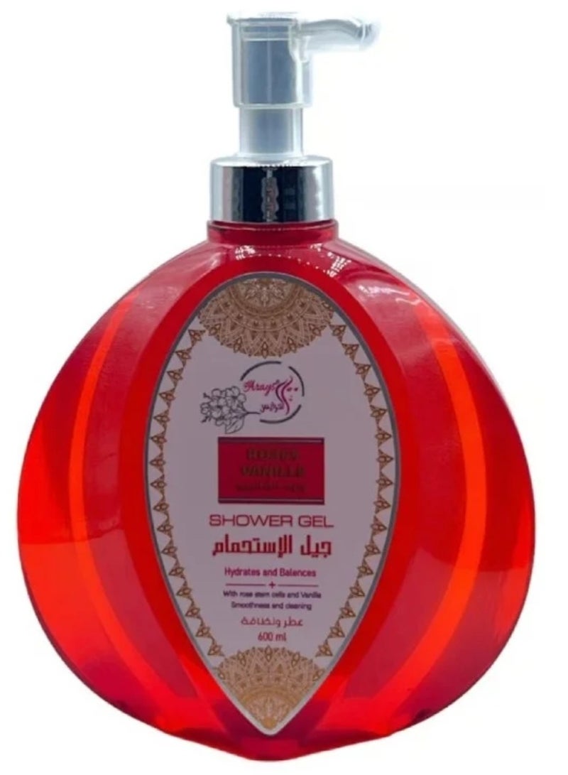 Alarayes Vanilla rose brides SHOWER GEL 600ML