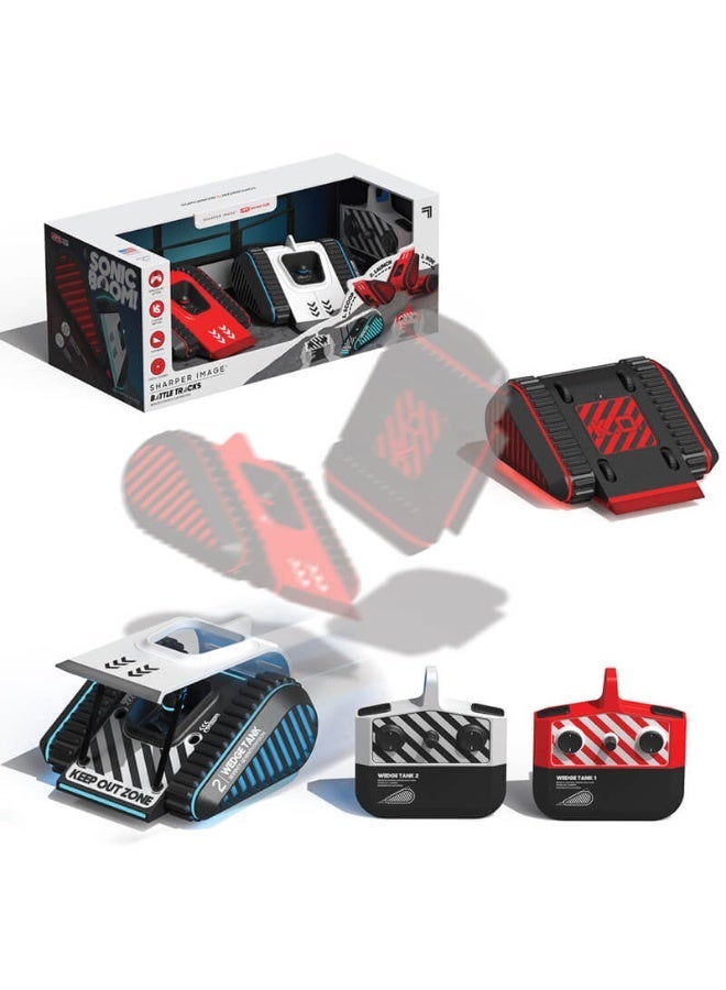 Sharper Image Battle Tracks Led Wedge Rc Tank - Image 1