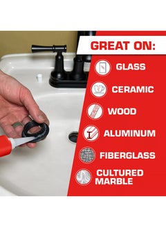 Loctite Loctite Silicone Waterproof multipurpose adhesive and sealant creates protective seal ideal for metal, glass, rubber, tile,used indoors and outdoors, aquarium safe(fresh and salt water), 80ml  - Image 3