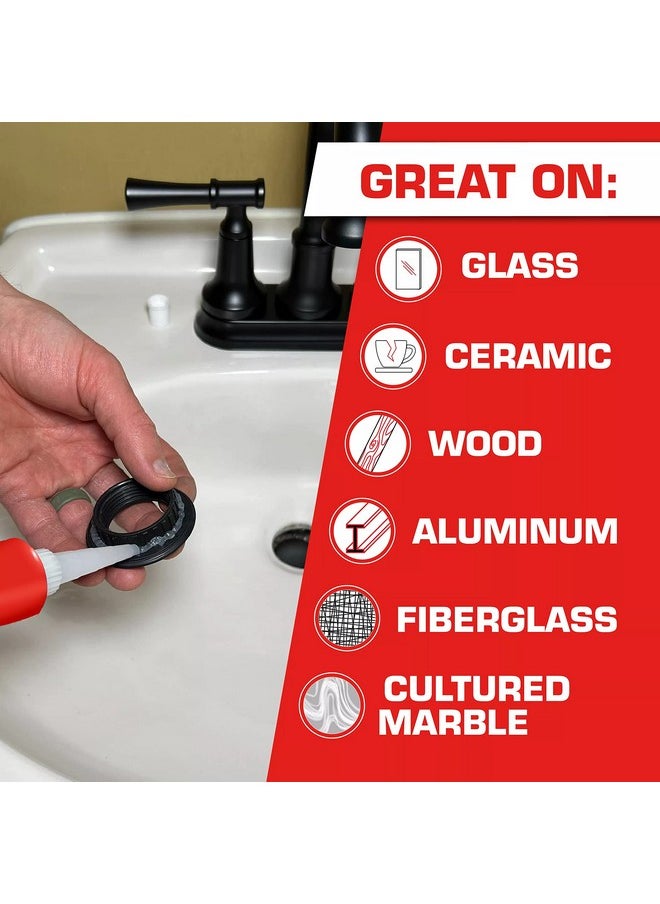 Loctite Loctite Silicone Waterproof multipurpose adhesive and sealant creates protective seal ideal for metal, glass, rubber, tile,used indoors and outdoors, aquarium safe(fresh and salt water), 80ml  - Image 3