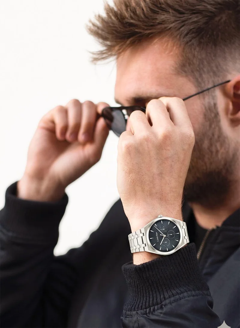 CALVIN KLEIN Multifunction Quartz analog Watch Steel Bracelet