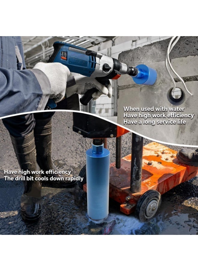 Dong Cheng Wet Core Drill Bit for Reinforced Concrete, Brick, Stone, 76mm Diameter, 35.56cm Depth, 10mm Diamond Segment - Image 5