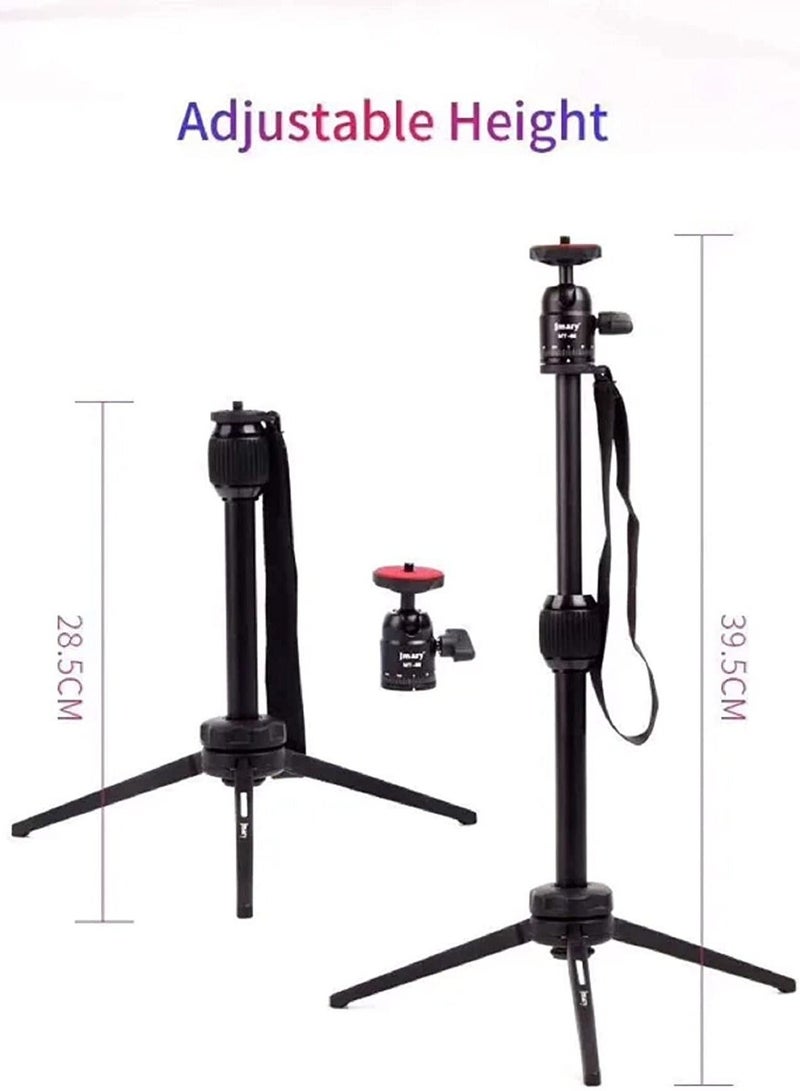 JMARY MT-68 Table-Top Extendable Foldable Tripod Stand for Mobile Phones and DSLR & Digital Cameras - Image 3
