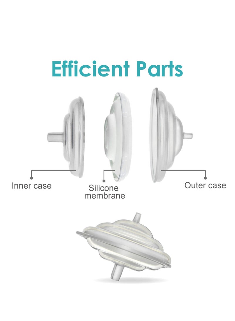 SOLARAE Backflow Protector Duckbill Valve Compatible for Spectra S1 / S2, Backflow Protector for Spectra Duckbill Valve Replace for Spectra Pump Replacement Parts - Image 2