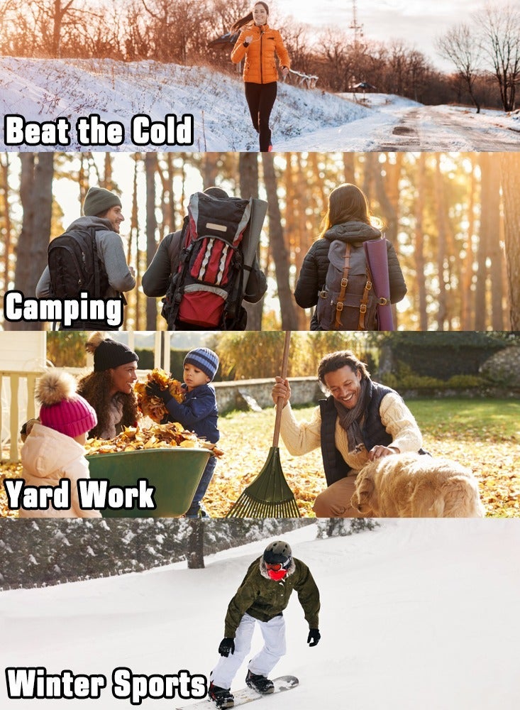 سان هان رقعة تدفئة الخصر - عبوات علاجية ساخنة يمكن التخلص منها لأسفل الظهر - حتى 8 ساعات من الحرارة تدوم طويلاً وتخفف من الانزعاج للعمل في الهواء الطلق في الشتاء والأنشطة الرياضية - 5 قطع - Image 5