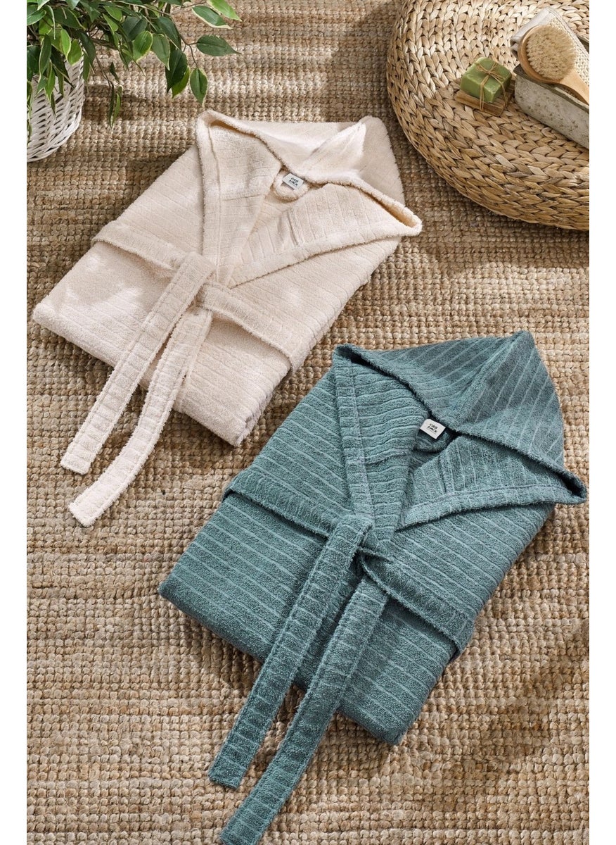 Casnack Quina 2-Piece Hooded Oversize Bathrobe Set  - Image 5