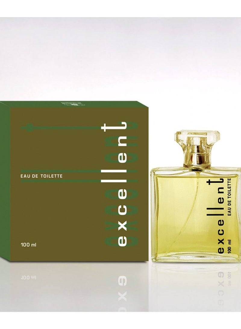 Al Haramain Excellent Men Eau de Toilette 100ml | Woody-Spicy Fresh Fragrance for Men | Long-Lasting Value - Image 1