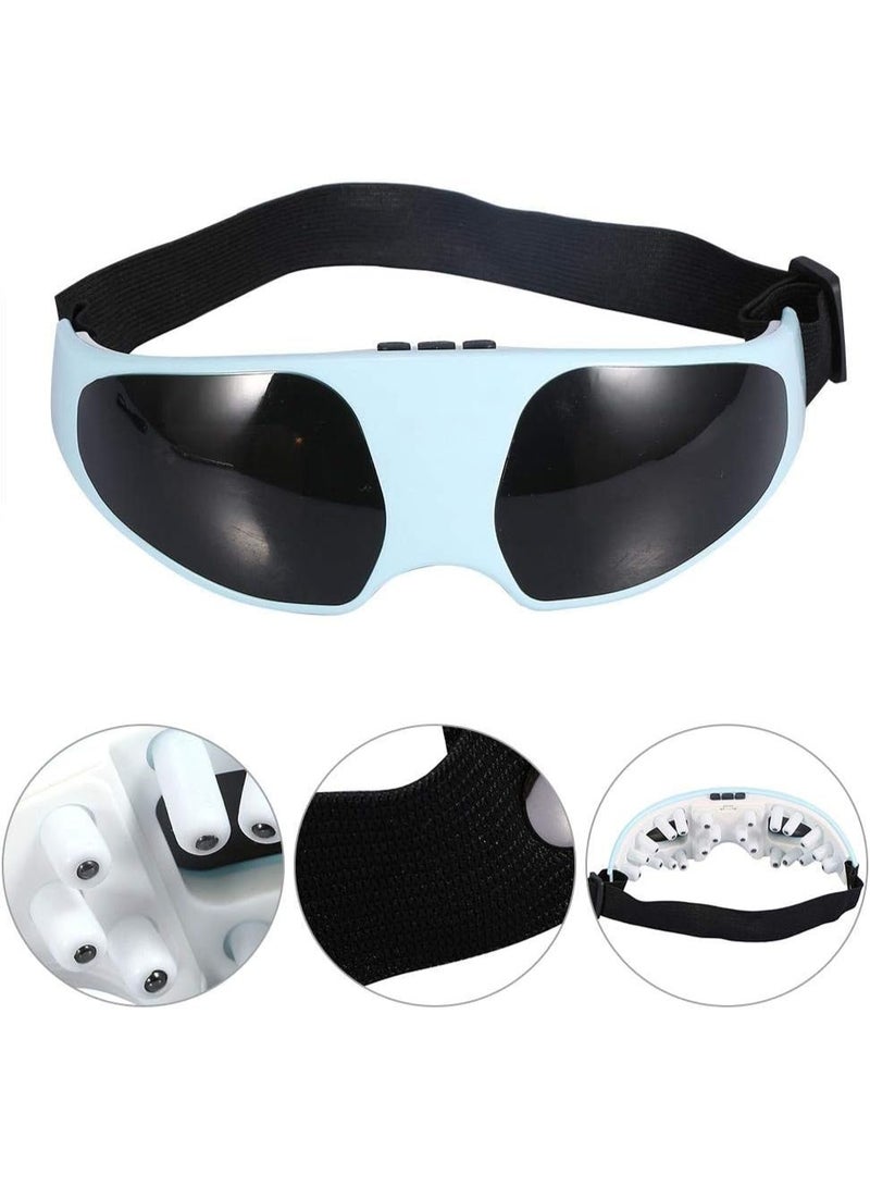 مدلك العين الكهربائي بالاهتزاز والضغط الحراري والهواء المضغوط | يخفف إجهاد العين، جفافها والهالات السوداء | قابل للطي، محمول وقابل لإعادة الشحن عبر USB - Image 5