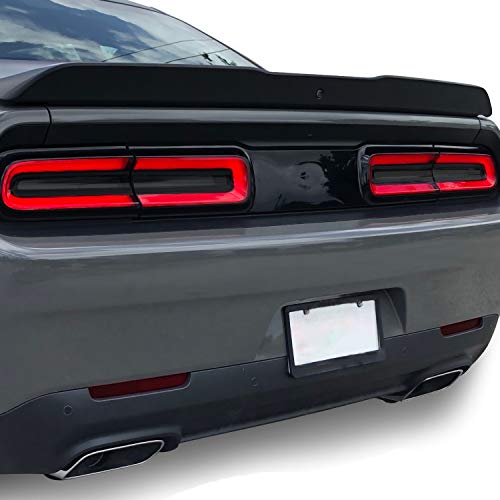 BOGAR TECH DESIGNS Tail Light Sidemarkers Rear Reflectors Tint Kit Compatible with and Fits Dodge Challenger 2015-2024, Dark Smoke - Image 4