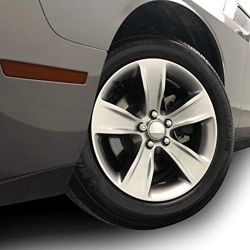 BOGAR TECH DESIGNS Tail Light Sidemarkers Rear Reflectors Tint Kit Compatible with and Fits Dodge Challenger 2015-2024, Dark Smoke - Image 5