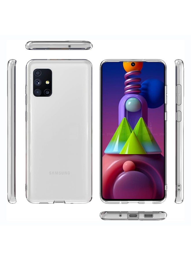 O Ozone Military Grade Clear Case Compatible With Samsung Galaxy M51| Transparent Shockproof Protective Cover | Anti-Yellow Hard PC + Soft TPU Hybrid Case | Drop Protection & Slim Design - Image 5