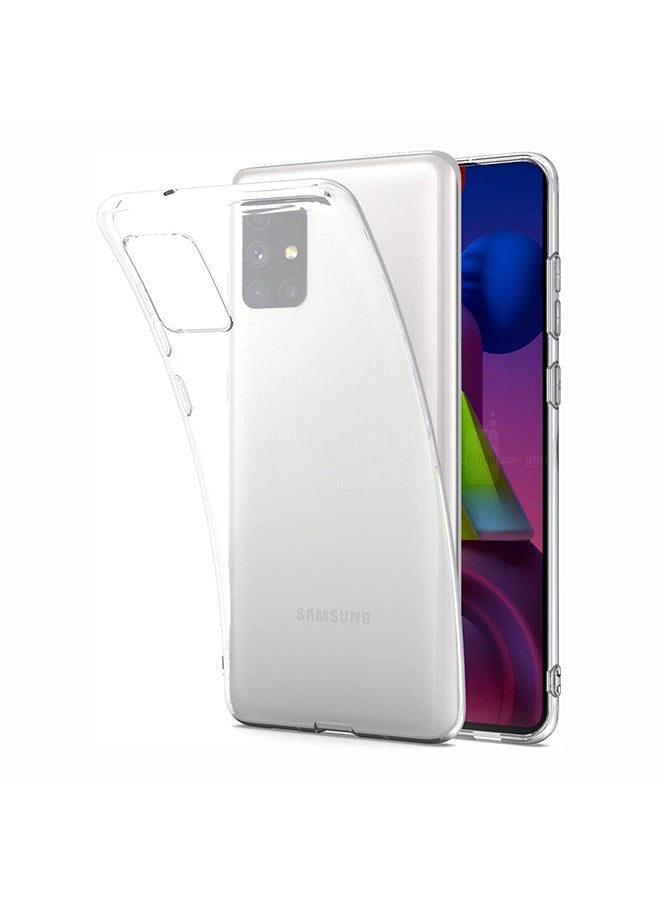 O Ozone Military Grade Clear Case Compatible With Samsung Galaxy M51| Transparent Shockproof Protective Cover | Anti-Yellow Hard PC + Soft TPU Hybrid Case | Drop Protection & Slim Design - Image 1