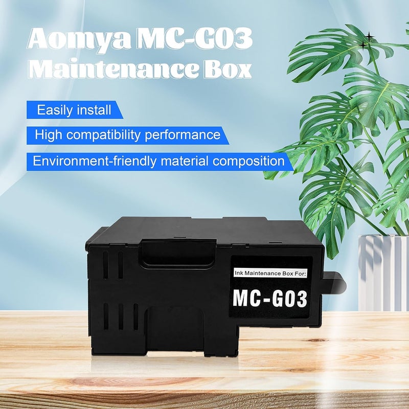 Aomya علبة حبر الصيانة MC-G03 متوافقة مع طابعات MAXIFY GX3050 GX3040 GX4050 GX4040 GX3020 GX4020 - Image 3