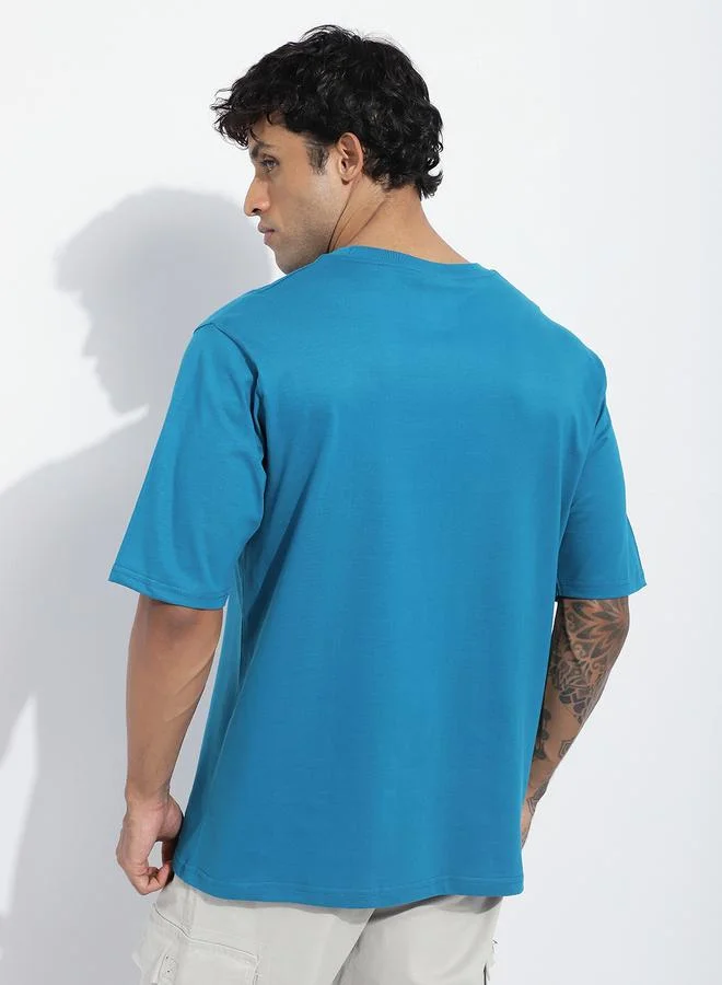 Difference of Opinion Men Oversized Short Sleeve Printed T-Shirt