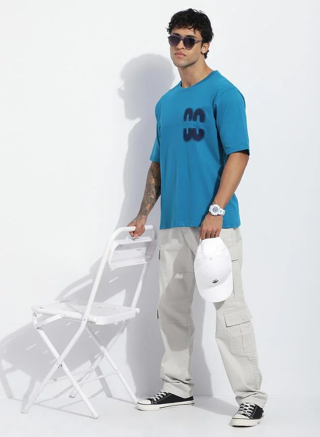 Difference of Opinion Men Oversized Short Sleeve Printed T-Shirt