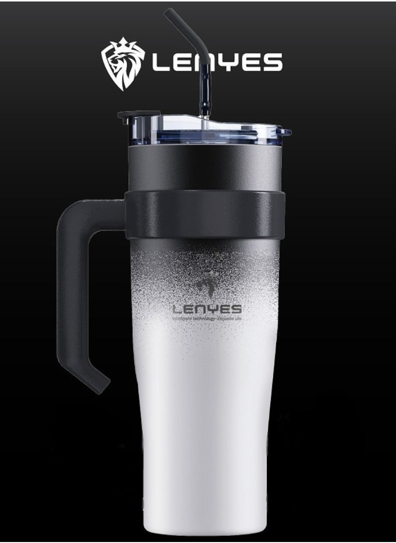 Lenyes - Thermal Insulated Water Bottle For Car,School & Gym-1200ml - Image 1