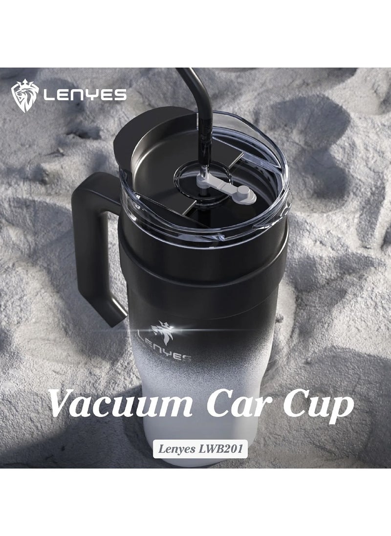 Lenyes - Thermal Insulated Water Bottle For Car,School & Gym-1200ml - Image 1