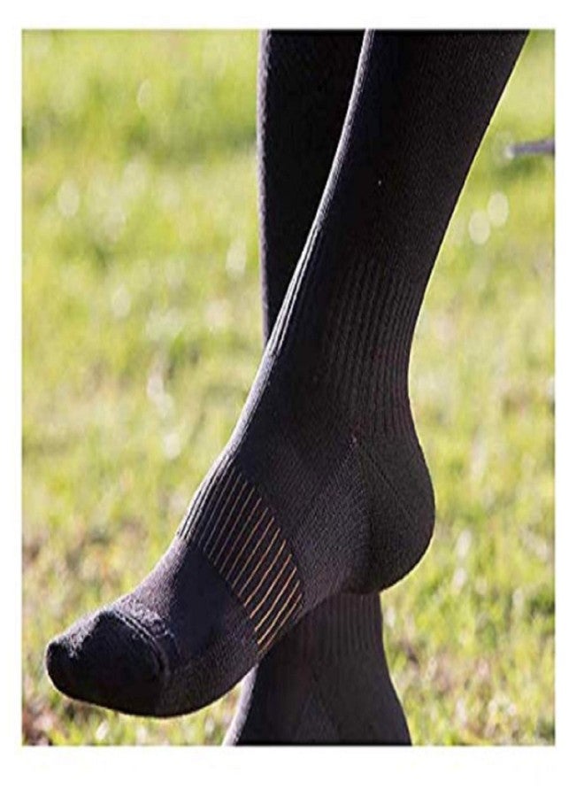 Copper Fit Unisex Compression Sock, Choose Size and Pairs (4, Large/X-Large), Black - Image 3