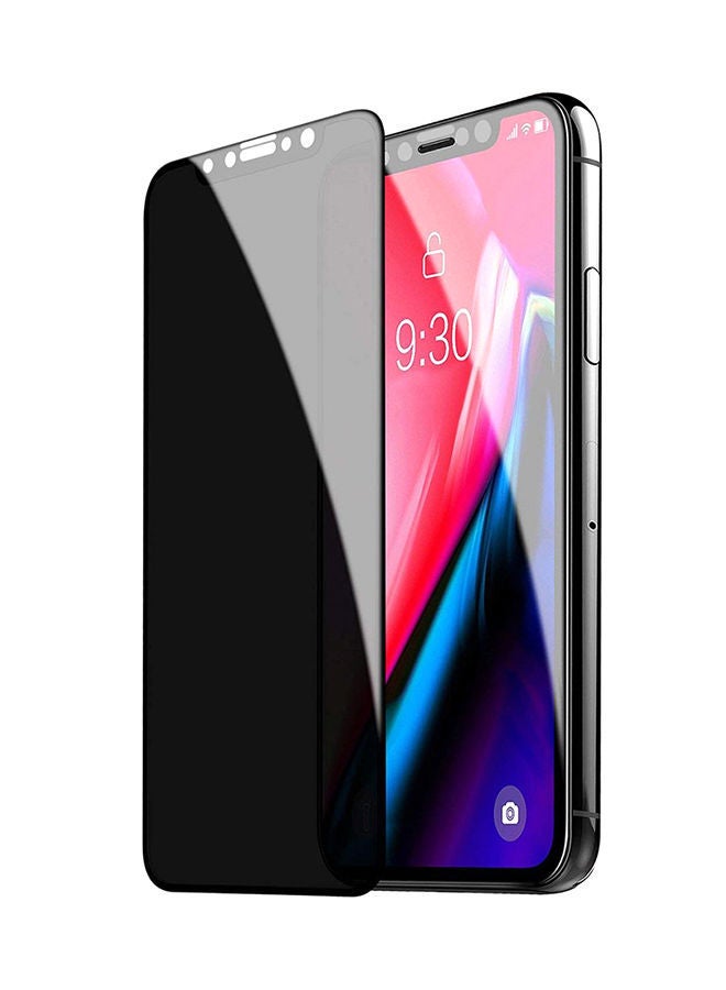 NIBEMINENT Tempered Glass Screen Protector For iPhone XS Clear 