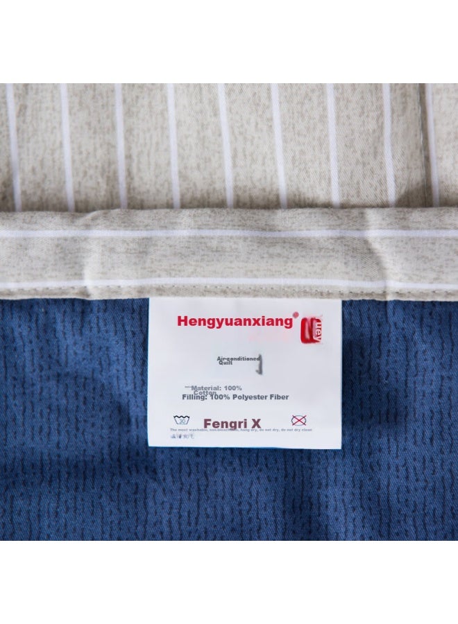 Class A Antibacterial Washable 100% Pure Cotton Fabric Air Conditioning Quilt, Double Summer Cool Quilt, 200*230Cm - Image 5