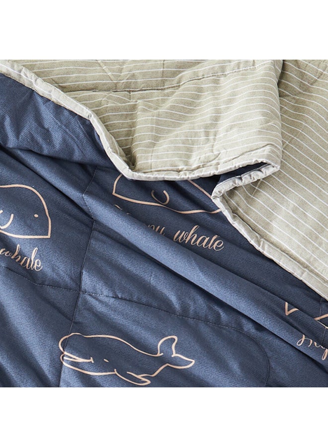 Class A Antibacterial Washable 100% Pure Cotton Fabric Air Conditioning Quilt, Double Summer Cool Quilt, 200*230Cm - Image 4