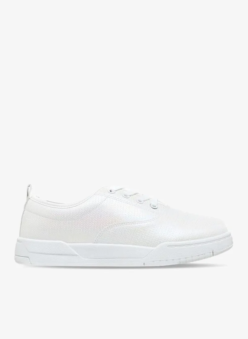 Women Lace-Up Ankle Sneakers