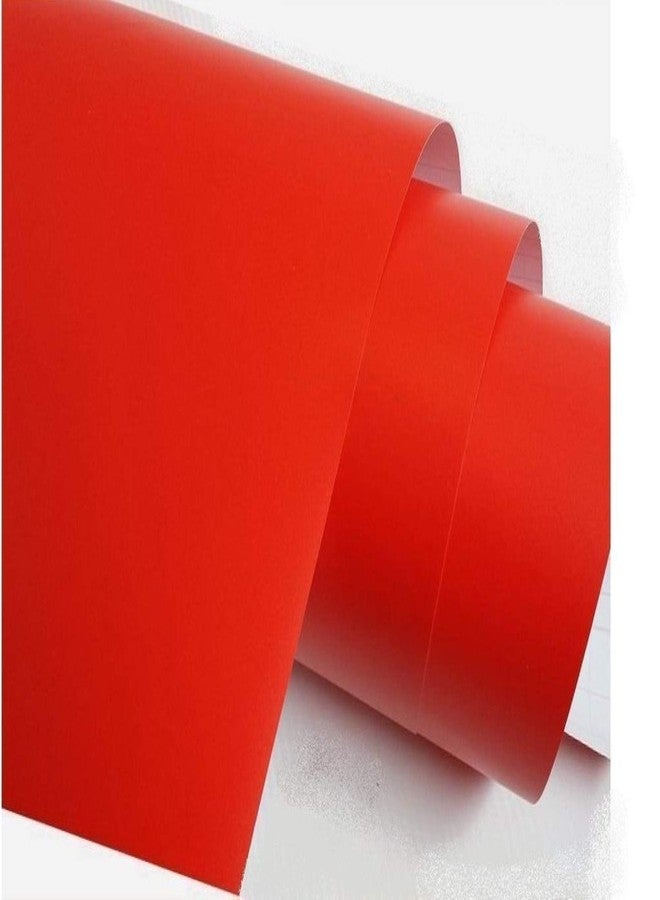 Fusion Graphix ملصق حائط فيوجن PVC جرافيكس، 24 × 24 بوصة، أحمر - Image 1