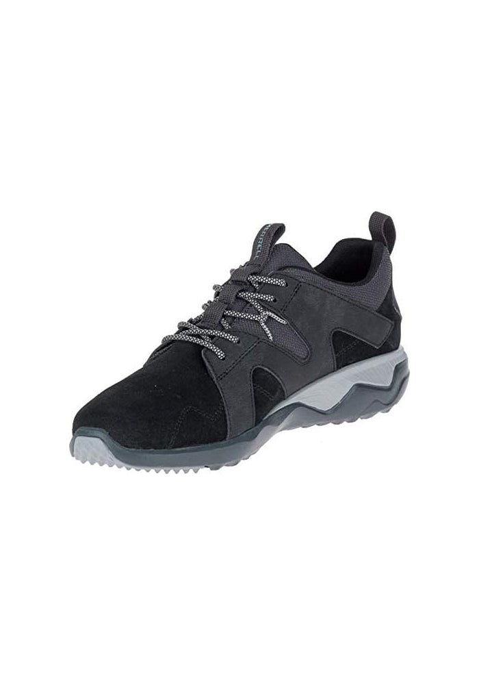 MERRELL أحذية جري للرجال من ميريل - جلد سويدي أسود، مقاس 12 أمريكي - Image 2