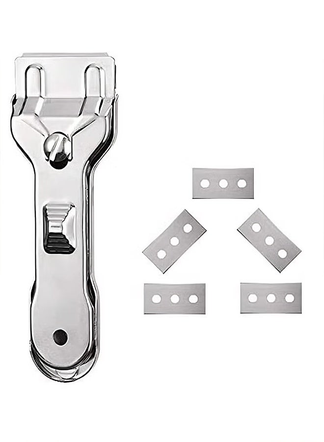 هابي دي كاشطة شفرة زجاجية متعددة الوظائف للزجاج، منظف و كاشطة سطح موقد زجاجي وللأفران والنوافذ - Image 2