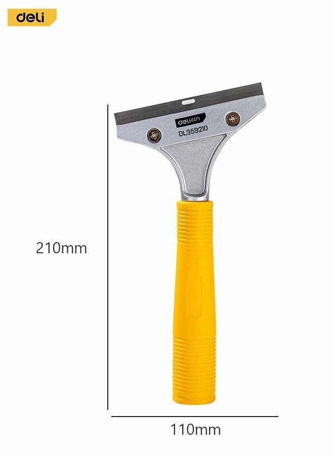 Deli - 210mm Putty Knife with Sharp Alloy Steel blade and Lightweight and Durable PP Handle Suitable for Removing Stains on Glass Window Wall Tile Kitchen and Home - Image 1