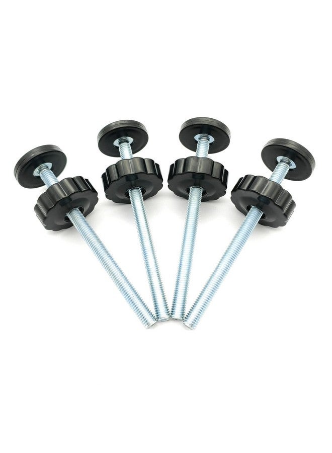 في ماسي مجموعة من 4 قطع من قضبان تمديد الأطفال مقاس 12 مم - بوابة أطفال آمنة للأطفال مثبتة بالضغط مع واقي حائط للسلالم وواقي أكواب (أسود، 12 مم) - Image 4