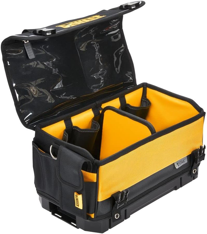 DEWALT DEWALT TSTAK Tool Bag 16inch Durable Tote with Tool Organizer and Hard Bottom DWST17623  - Image 4