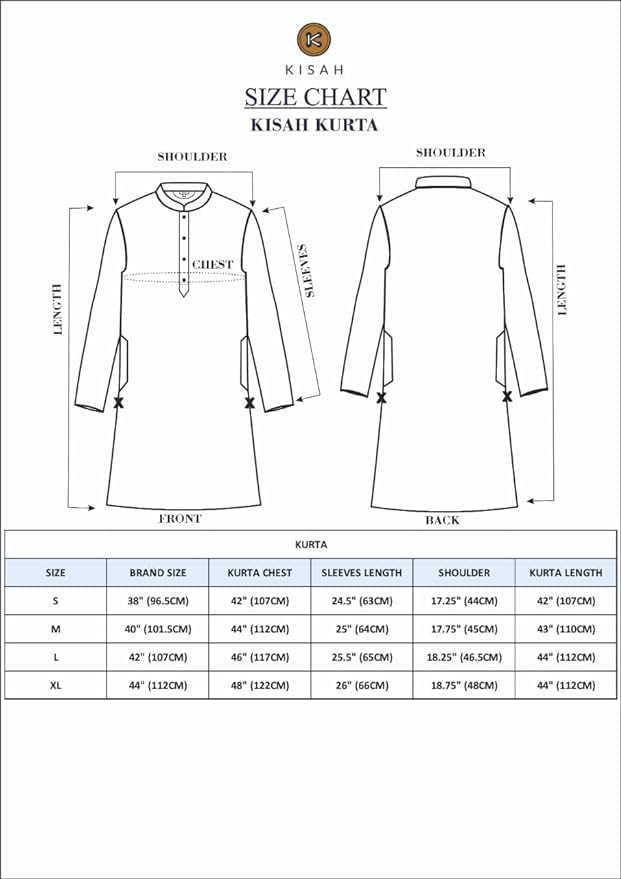 KISAH Mens Printed Cotton Blend Kurta – Traditional Ethnic Wear Kurta for Men for Weddings & Festivals Pearl White - Image 3