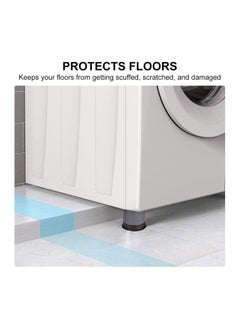 Generic DMG 4Pcs Anti Vibration Pads, Washing Machine Base Feet, Anti-Slip Boosting Shock Absorption and Noise Reduction Pads with Suction Cups for Washer and Dryer Stand Protecting Base  - Image 5