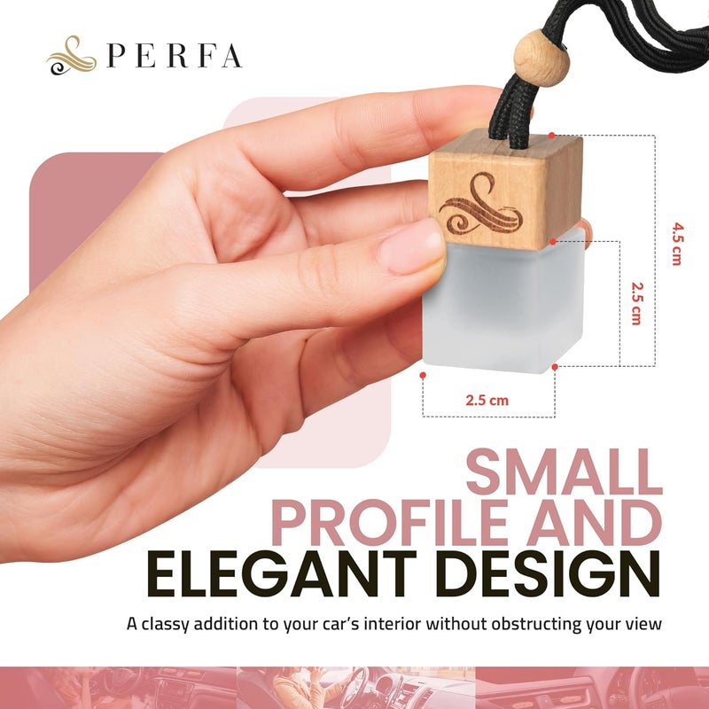 Perfa Belle La Vie Luxury Car Air Freshener by Perfa - Irresistible Vanilla Scent with Essential Oils - Image 4