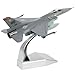 NUOTIE 1100 F16C Fighting Falcon Fighter Model Metal DieCast Aircraft Jet Kit Fighter Plane Model Military Airplane for Collection and Gift - Image 3