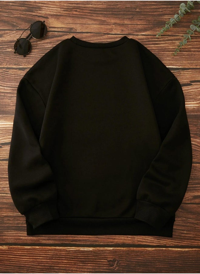 Kotty Slogan Print Round Neck Sweatshirt  - Image 3