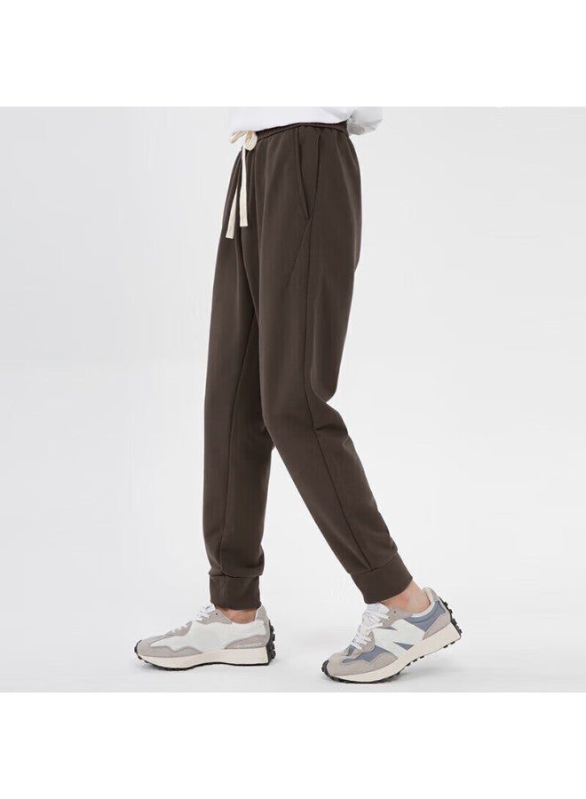 Markless Men's Pants, Autumn And Winter Loose Casual Trousers, Solid Color Joggers, Clb2894m, Khaki, XL - Image 2