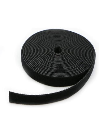 1 Roll Reusable Cable Ties 0.6X197 Inch 15Mmx5M Multi Purpose Hook And Loop Black Cord Organization Straps - pzsku/ZB8BAE925DCD4C4ADC8E3Z/45/_/1740916696/9096ff72-8b94-44d7-94c1-6326d5cf7dd8